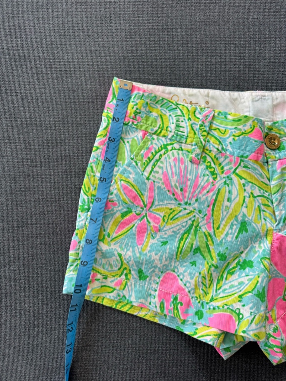 Lilly Pulitzer Walsh Short - Coconut Jungle - Size 4, Resortwear, Pink, Green - Picture 2 of 6